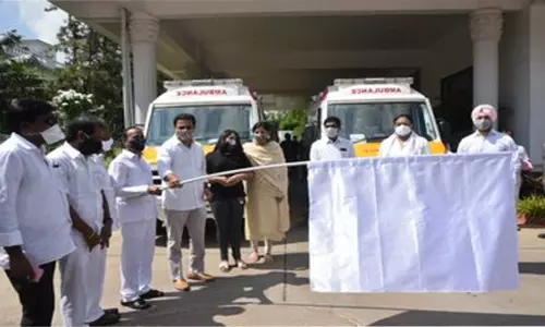 Covid Response Ambulances: కొవిడ్ రెస్పాన్స్ అంబులెన్స్‌ల‌ను ప్రారంభించిన మంత్రి కేటీఆర్