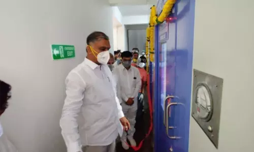 Harish Rao Inaugurated RTPCR Testing Center : సిద్దిపేటలో ఆర్టీపీసీఆర్ టెస్టింగ్ సెంటర్