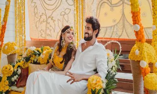 Rana, Miheeka Bajajs Mehendi Ceremonies : రానా, మిహిక మెహందీ ఫంక్షన్