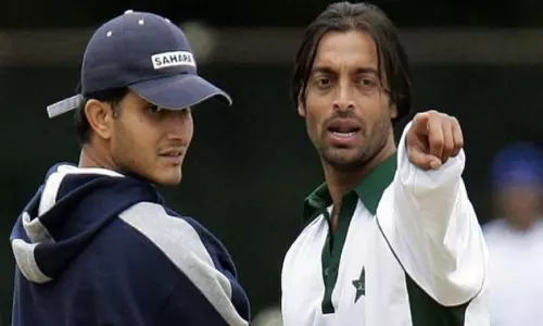 Shoaib Akhtar praised Sourav Ganguly : దాదాను పొగడ్తలతో ముంచెత్తిన అక్తర్!