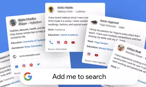 Google new feature: నెట్టింట్లో మీ విజిటింగ్ కార్డు.. గూగుల్ సరికొత్త ఫీచర్!