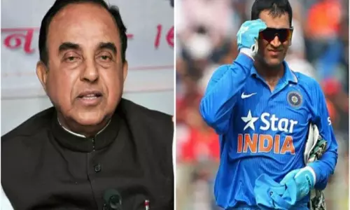 MP Subramanian Swamy on Dhoni:  ధోని 2024 ఎన్నికల్లో పోటి చేయాలి!