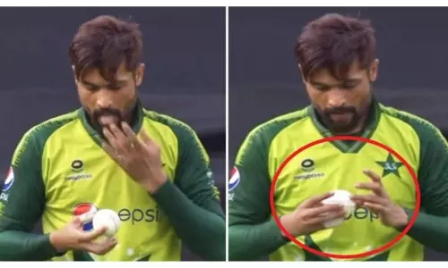 England vs Pakistan: ఐసీసీ రూల్స్ బ్రేక్ చేసిన పాక్ బౌల‌ర్‌