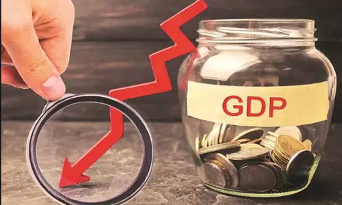 భారత్ లో 23.9 శాతానికి కుదించుకుపోయిన జీడీపీ