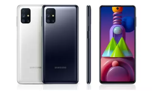 Samsung Galaxy M51: 7000 ఎంఏహెచ్ బ్యాటరీ, 64 మెగా పిక్సెల్ కెమెరా.. వంటి అదిరే ప్యూచర్లతో.. శాంసంగ్ నుండి మరో స్మార్ట్ ఫోన్ Samsung Galaxy M51: 7000 ఎంఏహెచ్ బ్యాటరీ, 64 మెగా పిక్సెల్ కెమెరా.. వంటి అదిరే ప్యూచర్లతో.. శాంసంగ్ నుండి మరో స్మార్ట్ ఫోన్