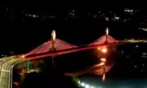 Durgam Cheruvu Cable Bridge: ఆహా అనిపిస్తున్న కేబుల్ బ్రిడ్జి