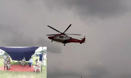 మావోయిస్టుల సంచారం నేపథ్యంలో డీజీపీ ఏరియల్ సర్వే