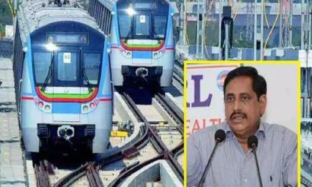 Metro MD NVS Reddy announces guidelines : హైదరాబాద్ మెట్రో పున:ప్రారంభం..మార్గదర్శకాలు ప్రకటించిన ఎన్వీఎస్ రెడ్డి