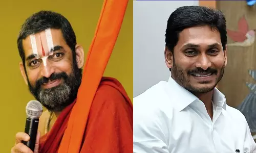 చినజీయర్‌ స్వామిని పరామర్శించిన సీఎం జగన్!