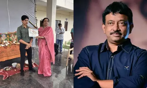 RGVs Biopic: ఆర్జీవీ బయోపిక్ షూటింగ్ మొదలు...