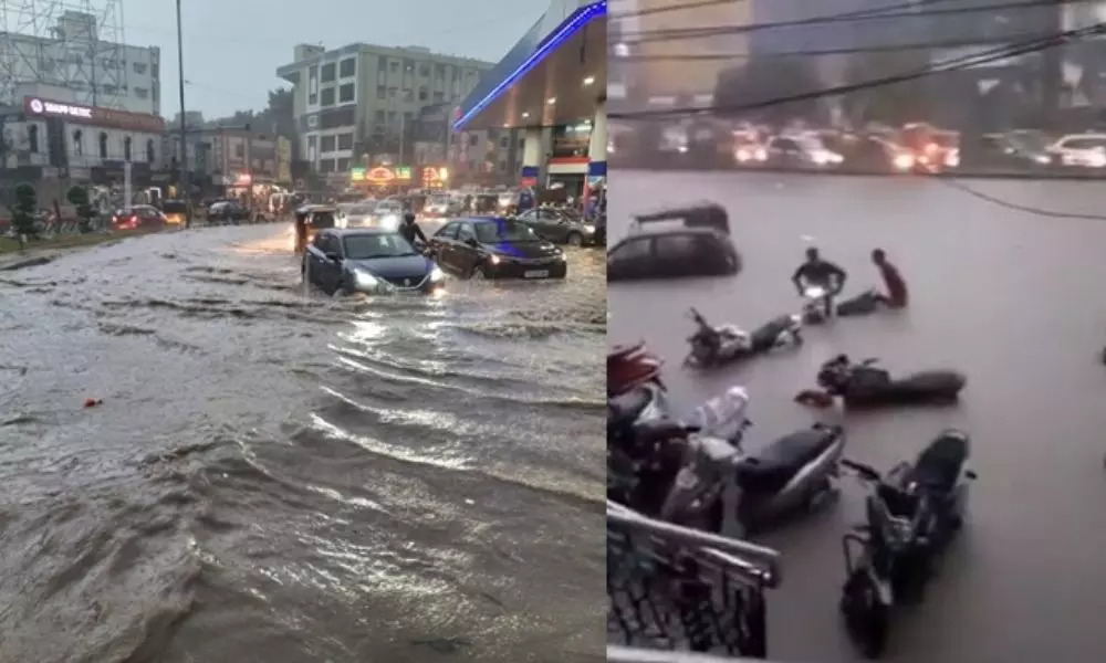 Heavy rains in Telangana: రాష్ట్రాన్ని ముంచెత్తిన వానలు.. హైదరబాద్ లో కుంభవృష్టి!