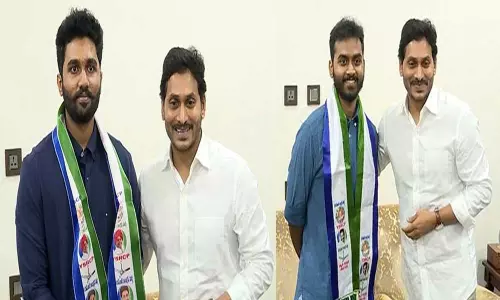 జగన్ కు జై కొట్టిన టీడీపీ ఎమ్మెల్యే కుమారులు జగన్ కు జై కొట్టిన టీడీపీ ఎమ్మెల్యే కుమారులు