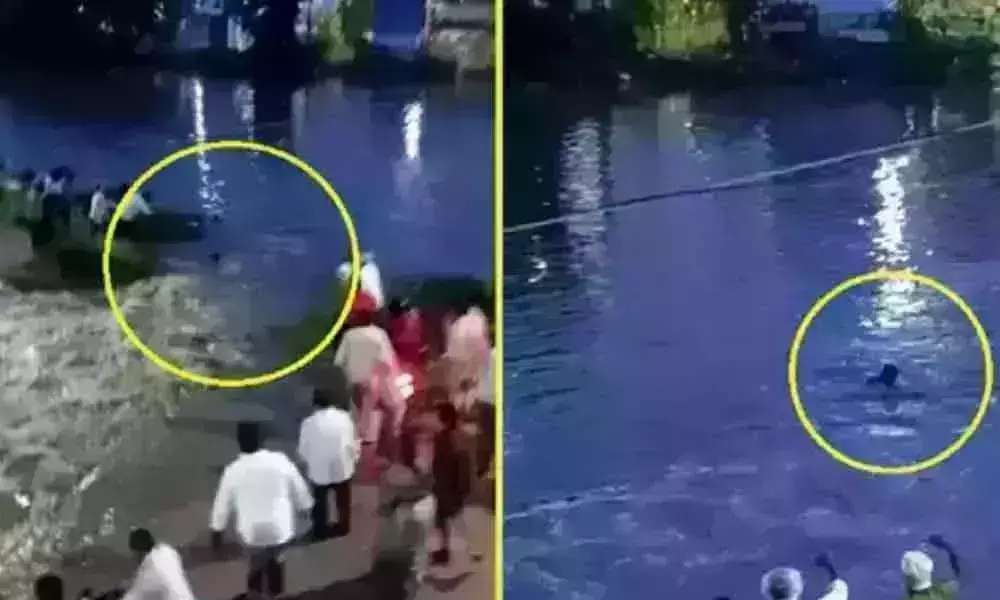 సరూర్నగర్ చెరువులో దొరికిన నవీన్కుమార్ మృతదేహం సరూర్నగర్ చెరువులో దొరికిన నవీన్కుమార్ మృతదేహం