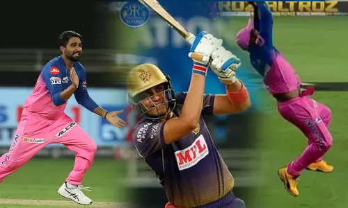 IPL 2020 Match 12 Updates : కోల్కతా నైట్ రైడర్స్ స్లో బ్యాటింగ్.. రాజస్థాన్ విజయలక్ష్యం 175.. IPL 2020 Match 12 Updates : కోల్కతా నైట్ రైడర్స్ స్లో బ్యాటింగ్.. రాజస్థాన్ విజయలక్ష్యం 175..