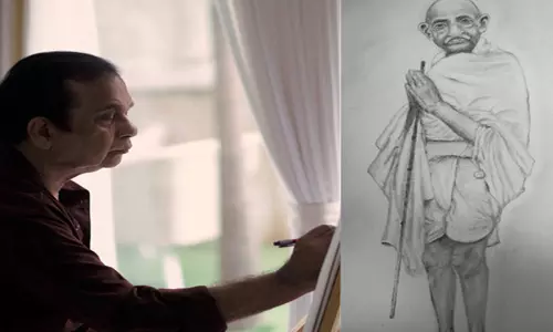 బ్రహ్మీ గాంధీ స్కెచ్..  అద్భుతం అంటున్న నెటిజన్లు!