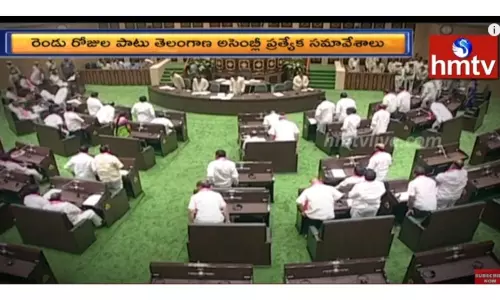 రెండు రోజుల పాటు తెలంగాణ అసెంబ్లీ ప్రత్యేక సమావేశాలు-వీడియో..