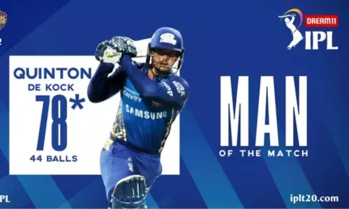 IPL 2020: కోల్కతాపై ముంబాయి ఘన విజయం.. టేబుల్ టాపర్గా నిలిచిన రోహిత్ సేన IPL 2020: కోల్కతాపై ముంబాయి ఘన విజయం.. టేబుల్ టాపర్గా నిలిచిన రోహిత్ సేన