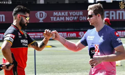 IPL 2020: బెంగళూరుపై బ్యాటింగ్ ఎంచుకున్న రాజస్థాన్