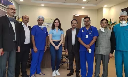 వైద్య బృందానికి తమన్నా థాంక్స్!