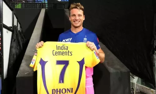 IPL 2020:  బ‌ట్ల‌ర్‌కు ధోనీ అరుదైన బ‌హుమ‌తి