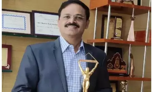 ఎల్ అండ్ టీ మెట్రో రైల్ ఎండీకి ప్రతిష్ఠాత్మక అవార్డు