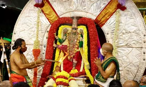 సూర్యప్రభ వాహనంపై అఖిలాండకోటి బ్రహ్మాండనాయకుడు