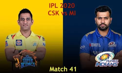 IPL 2020: ముంబై, చెన్నైల హోరాహోరీ.. చెన్నై ప్లేఆఫ్స్కు చేరేనా? IPL 2020: ముంబై, చెన్నైల హోరాహోరీ.. చెన్నై ప్లేఆఫ్స్కు చేరేనా?