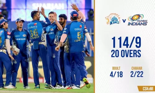 IPL 2020: ముంబై బౌలర్ల ధాటికి చెన్నై చిత్తు.. చెత్త రికార్డును మూటగట్టుకున్న సీఎస్కే IPL 2020: ముంబై బౌలర్ల ధాటికి చెన్నై చిత్తు.. చెత్త రికార్డును మూటగట్టుకున్న సీఎస్కే