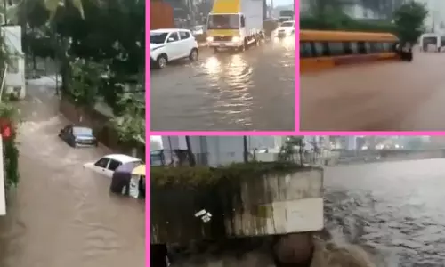 హోరు వానలో మునిగిన బెంగళూరు హోరు వానలో మునిగిన బెంగళూరు