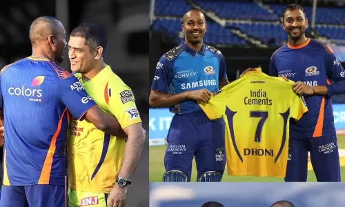 IPL 2020: ఐపీఎల్కి ధోనీ గుడ్బై !? నెట్టింట ప్రశ్నల వెల్లువ IPL 2020: ఐపీఎల్కి ధోనీ గుడ్బై !? నెట్టింట ప్రశ్నల వెల్లువ
