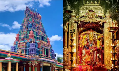 రెండు రాష్ట్రాల్లో ఆలయాలకు బారులు తీరుతున్న భక్తులు