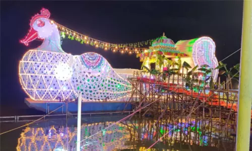 Dasara 2020: తెప్పోత్సవంతో ఘనంగా ముగిసిన విజయవాడ కనకదుర్గమ్మ శరన్నవరాత్రి ఉత్సవాలు