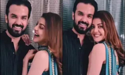 కాబోయే భర్తతో కాజల్ ఫోటో షూట్.. పిక్స్ వైరల్