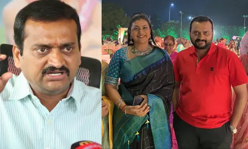 ఎమ్మెల్యే రోజాతో బండ్ల గణేష్...