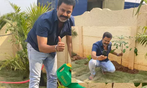 గ్రీన్‌ ఇండియా ఛాలెంజ్‌ లో నటుడు రాజా రవీంద్ర!