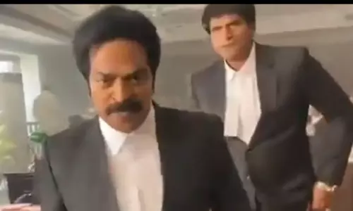 జ‌స్టిస్ చౌద‌రి పాట‌కు బ్ర‌హ్మాజీ డ‌బ్ స్మాష్.. వీడియో వైరల్