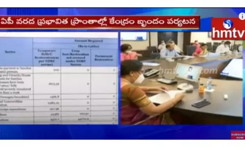 ఏపీలో కేంద్ర బృందం పర్యటన-వీడియో ఏపీలో కేంద్ర బృందం పర్యటన-వీడియో