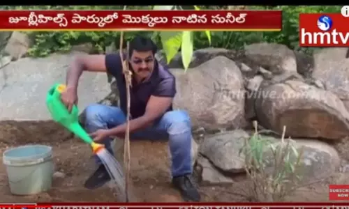 గ్రీన్ ఇండియా ఛాలెంజ్ లో పాల్గొన్న యాక్టర్ సునీల్-వీడియో