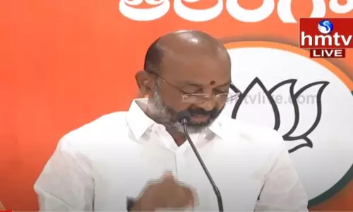 తెలంగాణ బీజేపీ అధ్యక్షుడు బండి సంజయ్ ప్రత్యక్ష ప్రసారం-వీడియో
