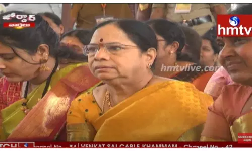 భోళాతనంలో కేసీఆర్ ను మించిన ఆయన సతీమణి-వీడియో