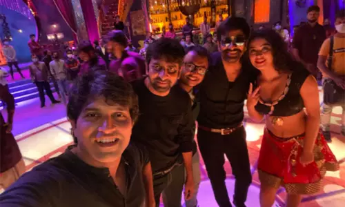 మాస్ రాజా నుంచి మాస్ సాంగ్ వచ్చేసింది! మాస్ రాజా నుంచి మాస్ సాంగ్ వచ్చేసింది!