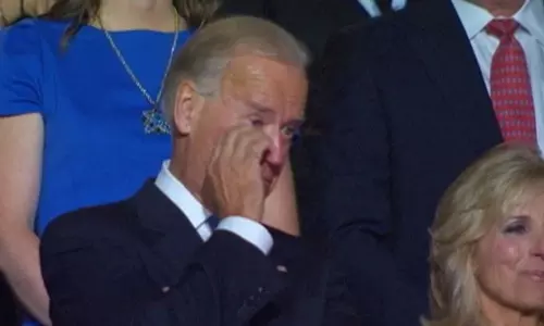 కన్నీరు పెట్టుకున్న జో బైడెన్