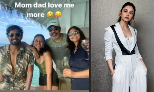 మాల్దీవుల్లో సెలవుల్ని ఎంజాయ్ చేస్తున్న మిల్కీ బ్యూటీ రకుల్! మాల్దీవుల్లో సెలవుల్ని ఎంజాయ్ చేస్తున్న మిల్కీ బ్యూటీ రకుల్!