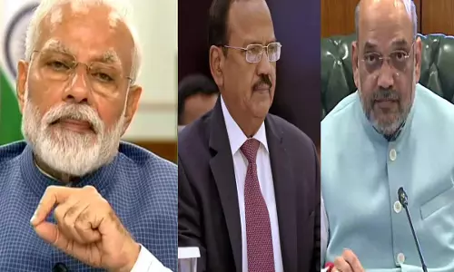 మోడీ, అమిత్ షా, దోవల్ కీలక భేటీ