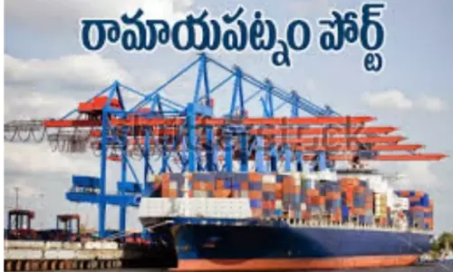 People angry with Andhra Pradesh Government about Ramayapatnam Port issue
