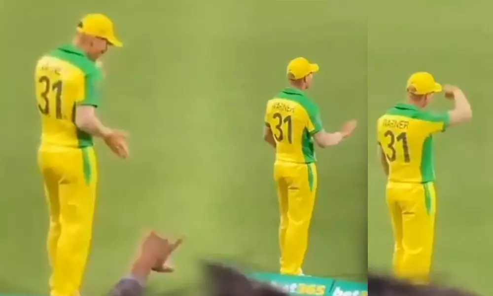 David Warner Buttabomma Dance during Perth One-day became viral