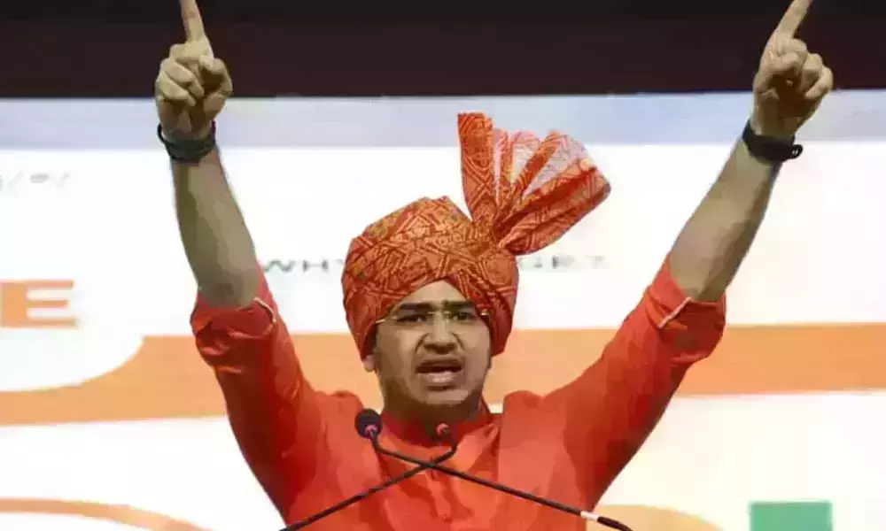 తనపై నమోదయిన కేసులపై తేజస్వీ సూర్య సెటైర్లు