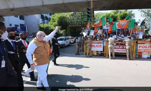 రేపు హైదరాబాద్‌కు హోం మంత్రి అమిత్‌షా