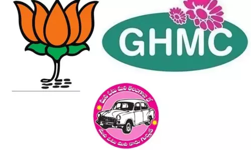 టీఆర్ఎస్‌‌కు గట్టి పోటీనిస్తోన్న బీజేపీ : ఓట్ షేర్‌ను భారీగా పెంచుకున్న కమలదళం