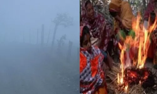 తెలంగాణలో పెరుగుతున్న చలి తీవ్రత తెలంగాణలో పెరుగుతున్న చలి తీవ్రత